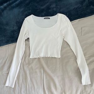 Brandy Melville white long sleeve